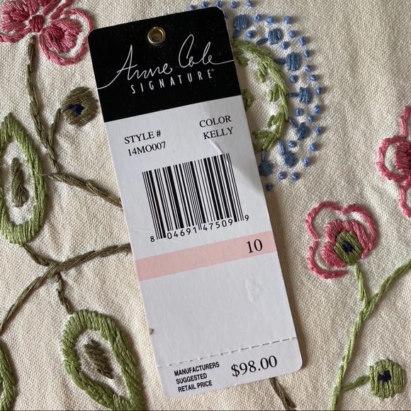 Anne Cole Signature I 2014 I Colorblock Stripe Maillot Halter Tie I Kelly Green - Picture 16 of 16